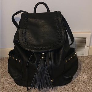 Cute leather back pack